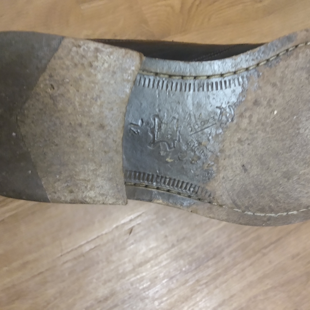 12 hornback crocodile and eel skin leather oxfords - Picture 3 of 7